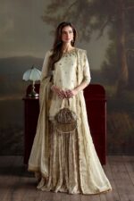 Vanya | 3 Piece Heavy Embroidered  Nikah Dress - LX-01 | Ready To Wear - Image 2