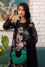 MARIA.B | 3 Piece Printed Lawn Suit | DW-EF25-29R1-Black Printed | Ready To Wear - Image 4