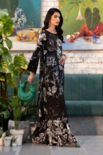 MARIA.B | 3 Piece Printed Lawn Suit | DW-EF25-29R1-Black Printed | Ready To Wear - Image 8