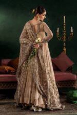 Khuda Baksh| Hand Embroidered Chiffon Sharara Set | P-307 Pastel Pink | Ready To Wear - Image 8
