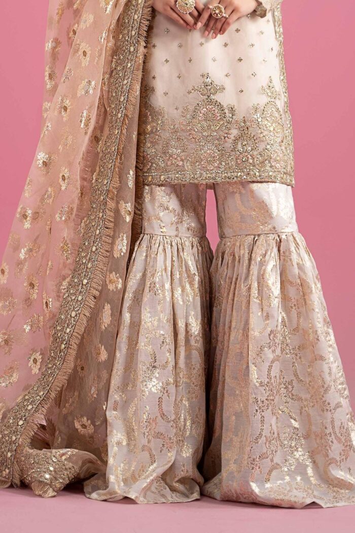 MARIA.B | 3 Piece Embroidered Organza Suit | Ready To Wear - Image 5