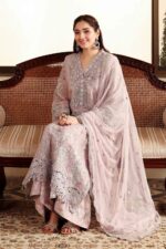 MARIA.B | 3 Piece Embroidered Organza Suit | SF-EF26-02-Lilac | Ready To Wear - Image 3