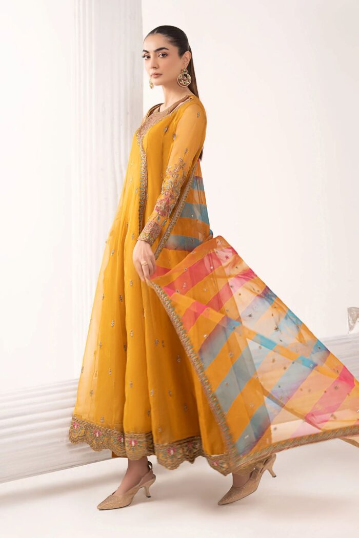 MARIA.B | 3 Piece Embroidered Organza Suit | SF-EF26-08 | Ready To Wear - Image 7