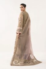 MARIA.B | 3 Piece Embroidered Organza Suit | SF-EF26-10-Coffee | Ready To Wear - Image 7