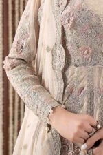 MARIA.B | 3 Piece Embroidered Net Suit | SF-W25-28-Ivory | Ready To Wear - Image 6