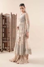 MARIA.B | 3 Piece Embroidered Net Suit | SF-W25-28-Ivory | Ready To Wear - Image 5