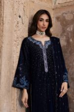 Batik | Whisper 3Pc - Velvet Formal Dress | Ready To Wear - Image 6