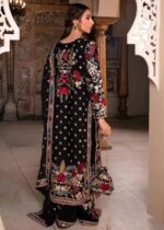 Haseens Official | Mehnaaz 4 Piece Black Chiffon Long Kurta Set with Dupatta & Potli | Ready To Wear - Image 14