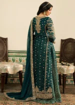 Haseens Official | 4 Piece Embellished Raushan Teal Farshi Peshwas Lehenga – Raushan | Ready To Wear - Image 10