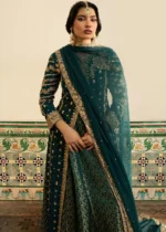 Haseens Official | 4 Piece Embellished Raushan Teal Farshi Peshwas Lehenga – Raushan | Ready To Wear - Image 7