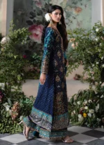 Haseens Official | 3 Piece Emerald Green Chiffon Embroidered Kurta Set - Mobina | Ready To Wear - Image 7