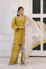Batik | Chandler 3Pc - Festive Embroidered Lawn | Ready To Wear - Image 4