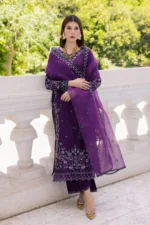 Batik | Erha 3Pc - Festive Embroidered Lawn | Ready To Wear - Image 5