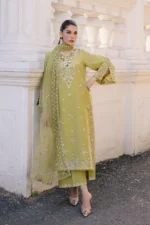 Batik | Nirvanah 3Pc - Festive Embroidered Lawn | Ready To Wear - Image 3