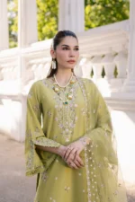 Batik | Nirvanah 3Pc - Festive Embroidered Lawn | Ready To Wear - Image 4