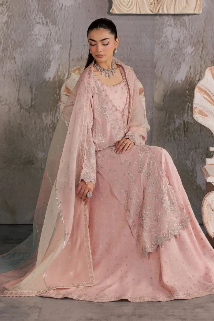 Batik | Powder Mist 3Pc - Festive Luxe Pret | Ready To Wear - Image 5