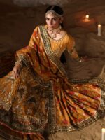 Ally's Official | 3 Piece Luxury Chiffon maxi Embroidered  | AR-156 CLEOPETRA | Ready To Wear - Image 2
