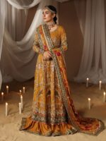 Ally's Official | 3 Piece Luxury Chiffon maxi Embroidered  | AR-156 CLEOPETRA | Ready To Wear - Image 7