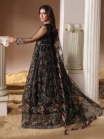 Ally's Official | 3 Piece Luxury Net open maxi Embroidered | AR-154 DALIA | Ready To Wear - Image 4