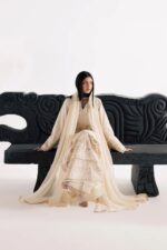 Vanya | 3 Piece pearl white Embroidered Cotton/Organza  - CN-17 | Ready To Wear - Image 2