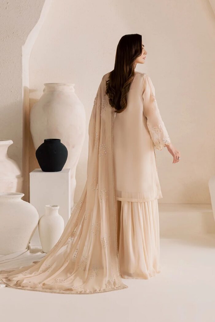 Vanya | 3 Piece   Embroidered Organza/Chiffon - FF-83 | Ready To Wear - Image 2