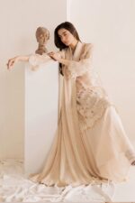 Vanya | 3 Piece   Embroidered Organza/Chiffon - FF-83 | Ready To Wear - Image 6