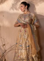 Haseens Official | 3 Piece Embroidered Straight cut maxi - Noor-e-Gul | Ready To Wear - Image 4