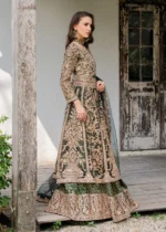 Haseens Official | 3 Piece Embroidered Straight cut maxi- Malaak | Ready To Wear - Image 2