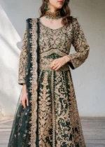 Haseens Official | 3 Piece Embroidered Straight cut maxi - Malaak | Ready To Wear - Image 4