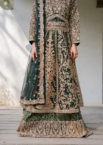 Haseens Official | 3 Piece Embroidered Straight cut maxi - Malaak | Ready To Wear - Image 6