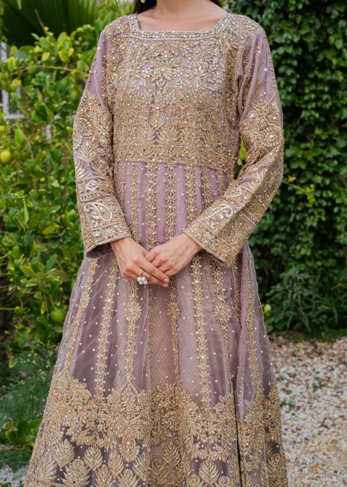 Haseens Official | 3 Piece Embroidered Straight cut maxi - Samaraa | Ready To Wear - Image 2