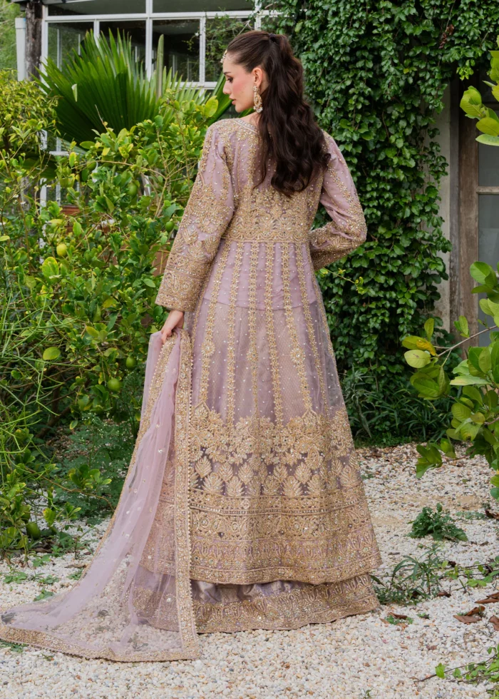 Haseens Official | 3 Piece Embroidered Straight cut maxi - Samaraa | Ready To Wear - Image 3