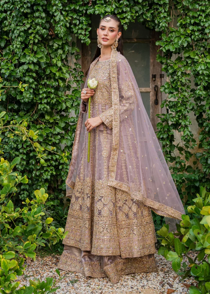 Haseens Official | 3 Piece Embroidered Straight cut maxi - Samaraa | Ready To Wear - Image 2