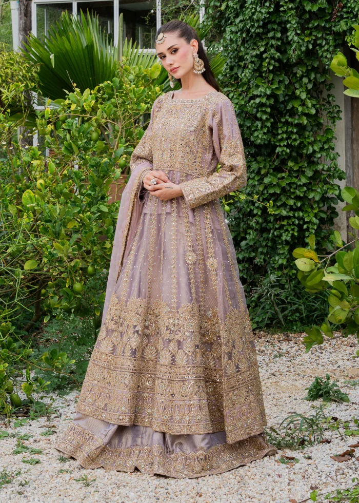 Haseens Official | 3 Piece Embroidered Straight cut maxi - Samaraa | Ready To Wear - Image 6