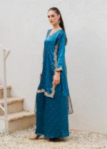 Haseens Official | 3 Piece Embroidered Straight cut kurta- Abeera | Ready To Wear - Image 2