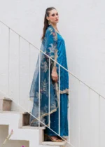 Haseens Official | 3 Piece Embroidered Straight cut kurta- Abeera | Ready To Wear - Image 5