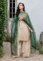 Haseens Official | 3 Piece Embroidered Straight cut kurta- Alizeh | Ready To Wear - Image 2