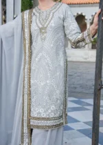 Haseens Official | 3 Piece Embroidered Straight cut kurta- Zunaira | Ready To Wear - Image 2