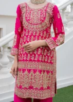 Haseens Official | 3 Piece Embroidered Straight cut kurta- Dilafroz | Ready To Wear - Image 5