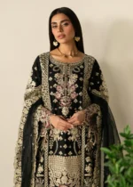 Haseens Official | 3 Piece Embroidered Straight cut kurta - Ayma | Ready To Wear - Image 5