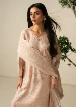 Haseens Official | 3 Piece Embroidered Straight cut kurta - Retai | Ready To Wear - Image 3