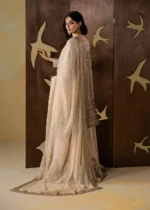 Haseens Official | 3 Piece Embroidered Short frock - Nofa | Ready To Wear - Image 5