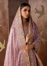 Haseens Official | 3 Piece Embroidered Flared lehenga - Zahia | Ready To Wear - Image 6