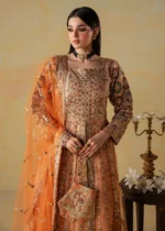Haseens Official | 3 Piece Embroidered Flared maxi- Ehmer  | Ready To Wear - Image 5