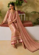 Haseens Official | 3 Piece Embroidered Straight kurta - Isra | Ready To Wear - Image 5