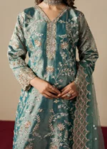 Haseens Official | 3 Piece Embroidered Straight kurta -  Aroha | Ready To Wear - Image 8