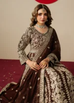 Haseens Official | 3 Piece Embroidered Flared maxi  - Afsheen | Ready To Wear - Image 7