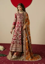 Haseens Official | 3 Piece Embroidered Anarkali maxi  - Naazish  | Ready To Wear - Image 2