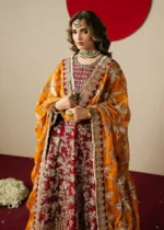 Haseens Official | 3 Piece Embroidered Anarkali maxi  - Naazish  | Ready To Wear - Image 4