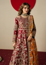 Haseens Official | 3 Piece Embroidered Anarkali maxi  - Naazish  | Ready To Wear - Image 5